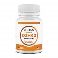 Витаминный комплекс Biotus D3+K2 1000 МЕ/50 мкг, 60 капсул 60 шт./уп. 300 г