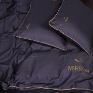 Комплект постільної білизни MirSon Corner Iron grey темно-сірий