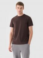 Футболка 4F TSHIRT M1656 4FWAW24TTSHM1656-80S р.S коричневый Футболка 4F TSHIRT M1656 4FWAW24TTSHM1656-80S р.S коричневый
