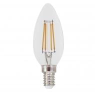 Лампа светодиодная Miorro FIL 806 Lm C37 6 Вт E14 4000 К 230 В прозрачная 51-314-049