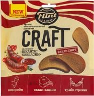 Гренки ржано-пшеничные Flint Craft Bread chips со вкусом Пикантные колбаски 80 г