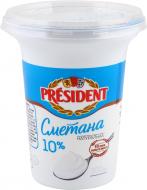 Сметана President® 10% 300 г