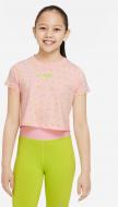 Футболка Nike TEE CROP SWOOSHFETTI DO1332-610 р.XL розовый