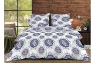Комплект постільної білизни EMMY полуторний з візерунком ТЕП