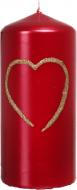 Свеча Сердце 70x150 мм Pako-If Свеча Сердце 70x150 мм Pako-If