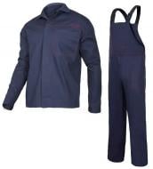 Костюм зварювальника Lahti Pro (куртка + напівкомбінезон) р. S зріст 164 L4140311 синій