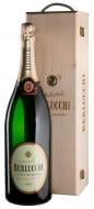 Вино игристое Berlucchi Cuvee Imperiale Brut белое брют 12,5% в деревянной коробке 3 л