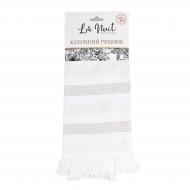 Полотенце махровое Полоска 40x60 см светло-серый BILTEX