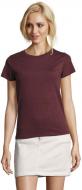Футболка женская Sol's Imperial Fit Women 02080148 р.L винно-красный