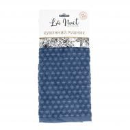 Полотенце махровое Ромбы 40x60 см темно-синий BILTEX