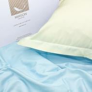 Комплект постельного белья MirSon Lunet Duet белый/голубой