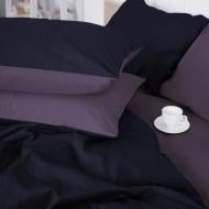 Комплект постельного белья MirSon Satin Premium Lupine 3820+0240 фиолетовый/серый
