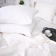 Комплект постельного белья MirSon Satin Premium 0001 Moko White белый