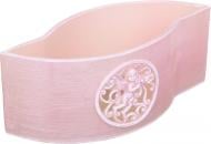 Подсвечник фонарик-лодочка Амур, 28 см, розовый Pako-If