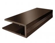 Профиль торцевой алюминиевый Oscar 8 мм 2,1 м бронза