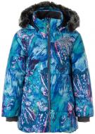 Куртка для девочки HUPPA Melinda р.110 голубой с принтом 18220030-11436-110 