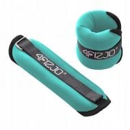 Манжети-обважнювачі 4fizjo для ніг та рук 2 x 0.5 кг Black/Turquoise (P-5907739311887)