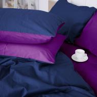 Комплект постільної білизни MirSon Satin Premium Orchid 3220+4052 фіолетовий/синій