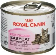Корм вологий для кошенят від 4 місяців і годуючих кішок Royal Canin Mother and Babycat свійська птиця, рис 195 г