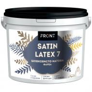 Краска интерьерная акриловая Front Satinlatex шелковистый мат белый 0,9 л