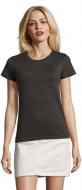 Футболка женская Sol's Imperial Fit Women 02080348 р.S темно-серый меланж Футболка женская Sol's Imperial Fit Women 02080348 р.S темно-серый меланж