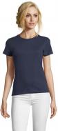Футболка женская Sol's Imperial Fit Women 02080319 р.S темно-синий