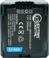 Аккумулятор EXTRADIGITAL Panasonic VBD210 CGA-DU21 2600мА*ч (BDP2580)
