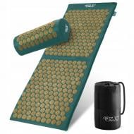 Килимок акупунктурний 4fizjo з валиком Classic Mat XL Аплікатор Кузнєцова 4FJ0289 Navy Green/Gold (P-5907739313317)