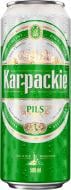 Пиво Karpackie Pils ж/б 0,5 л