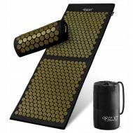 Килимок акупунктурний 4fizjo з валиком Classic Mat XL Аплікатор Кузнєцова 4FJ0346 Black/Gold (P-5907739315052)