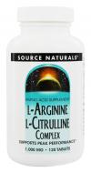 L-Цитруліновий комплекс Source Naturals з L-Аргініном 1000 мг 120 таблеток (SN2043)