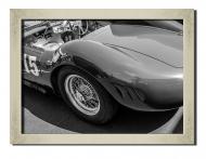 Картина Maserati 250S 41x31 см Hotel Arizona HD 1 SILVER FR-7425243808-CAR-12x16