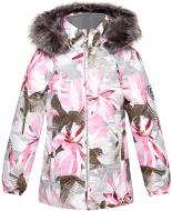 Куртка для девочки HUPPA Loore р.128 розовый с принтом 17970030-11213-128 