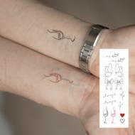 Тату временное Arley Sign Парные татуировки для подруг Тату временное Arley Sign Парные татуировки для подруг