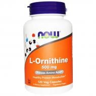 Орнітин Now Foods L-Ornithine 500 мг 120 капсул (NF0122)