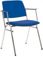 Стул Nowy Styl ISIT ARM CHROME C-6 синий