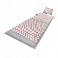 Коврик акупунктурный 4fizjo с подушкой Eco Mat XL Аппликатор Кузнецова 4FJ0515 Grey/Pink (P-5907739313607)