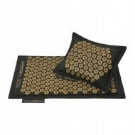 Коврик акупунктурный 4fizjo с подушкой Eco Mat Аппликатор Кузнецова 4FJ0179 Black/Gold (P-5907739311566)