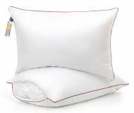 Подушка №935 De Luxe Hand Made BamBoo упругая MirSon 40x40 см белый