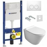 Система инсталляции Simas Duofix 458.126.00.1 + Delta 21 115.125.11.1 белая + SIMAS Gambassi GA18