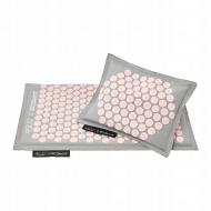 Коврик акупунктурный 4fizjo с подушкой Eco Mat Аппликатор Кузнецова 4FJ0228 Grey/Pink (P-5907739312174)