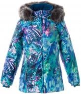 Куртка для девочки HUPPA Loore р.152 голубой с принтом 17970030-11436-152 