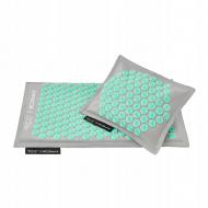 Килимок акупунктурний 4fizjo з подушкою Eco Mat Аплікатор Кузнєцова 4FJ0230 Grey/Mint (P-5907739312181)