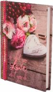 Щоденник недатований Romantic червоний лінія Buromax Стандарт A5