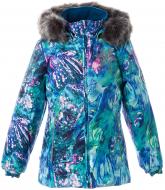 Куртка для девочки HUPPA Loore р.158 голубой с принтом 17970030-11436-158 