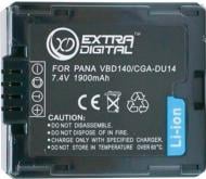 Аккумулятор EXTRADIGITAL Panasonic CGA-DU14 1900мА*ч (BDP2550)