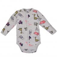 Напівкомбінезон для хлопчика Татошка р.68 сірий із малюнком 1406551дс