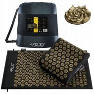 Килимок акупунктурний 4fizjo з подушкою Ergo Mat Аплікатор Кузнєцова 4FJ0381 Black/Gold (P-5907739313881)