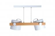 Люстра подвесная LIGHT SET KONVALIA RL 160 2x/E27 белый/дерево