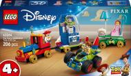 Конструктор LEGO Disney Празднование из истории игрушек: поезд и авто для гонки 43264
